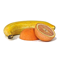 Bananen und Orangen